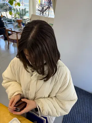 ミディアム カラー PORT HAIR ✂️北本 万実のヘアスタイル