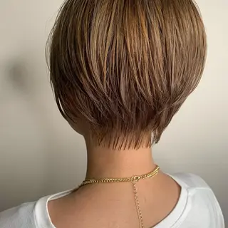 ショート カラー メンズサロン ANSWERのヘアスタイル
