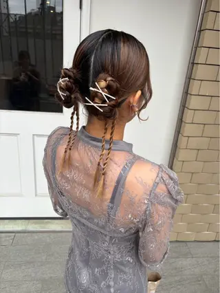 ロング ヘアアレンジ 美髪× ヘアセット✨Araiのヘアスタイル