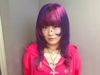 セミロング カラー デザインカラー /rioのヘアスタイル