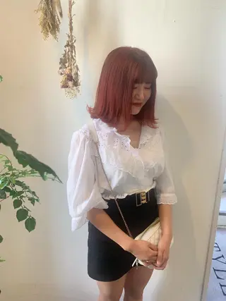 ミディアム 羽エクステ🩷 🤍まき🤍のマツエク・マツパデザイン