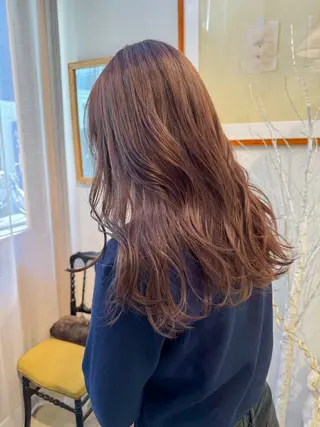 ロング カラー 透明感/縮毛/ボブ CHIHIROのヘアスタイル