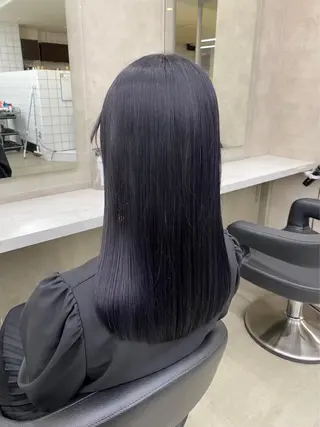 セミロング カラー ヘアアレンジ Over hair_ misakiのヘアスタイル