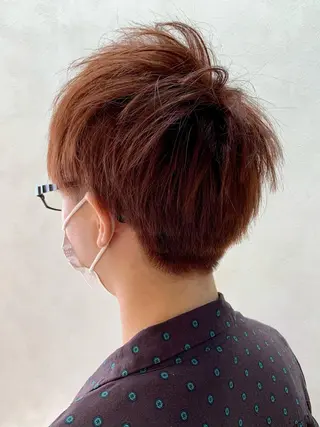 ショート メンズ 加藤 遥花のヘアスタイル