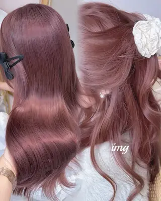 カラー suzuna/暖色 カラー💞/スパのヘアスタイル