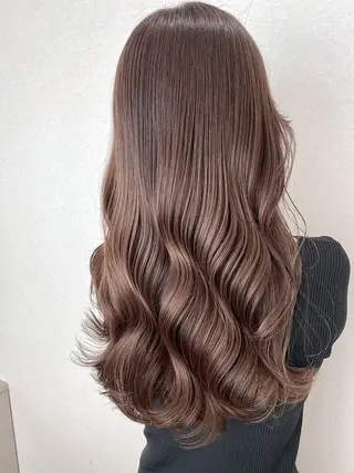 セミロング 高槻No. 1レイヤ ーカット🇰🇷白石のヘアスタイル