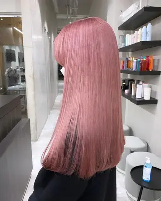 カラー ♡韓国ヘア♡ ブリーチ✨ハイトーンのヘアスタイル