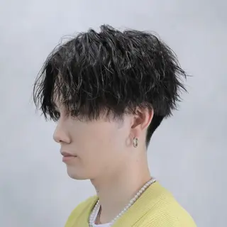 ショート パーマ メンズ Mens salon ANDYのヘアスタイル