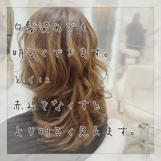 ロング カラー 上田 篤史のヘアスタイル