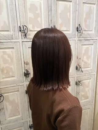 ミディアム ルプラボウ/中村潤菜 /ボブヘアのヘアスタイル