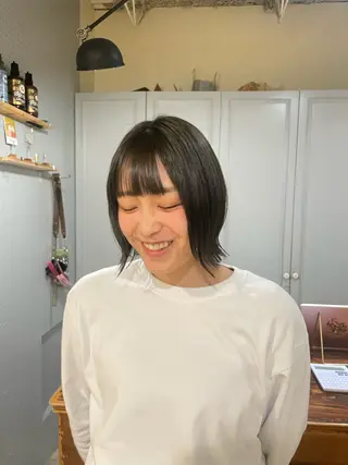 ショート カラー 🤩噂のMr.髪ポジ ティブ®️yu🤩のヘアスタイル