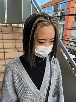 ショート カラー パーマ ヘアアレンジ メンズ 💎髪質改善特化💎 RUITOのヘアスタイル