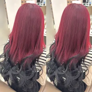 カラー ヘアメ🎀推しカラー 🥣横浜/しほ🧸のヘアスタイル