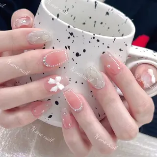 ネイル 長いだし/スカルプ/ パラシェルN.oneのネイルデザイン
