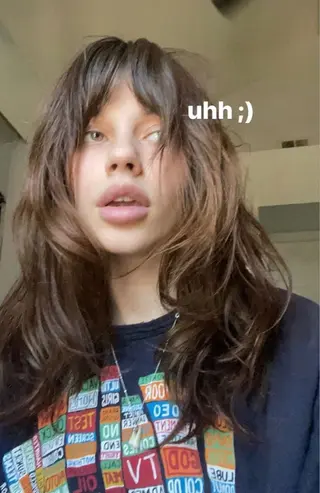 セミロング レイヤーカット\ウル フ　chinatsuのヘアスタイル