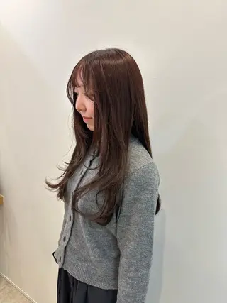 ロング カラー レイヤー/ナチュラル 💐nao.のヘアスタイル