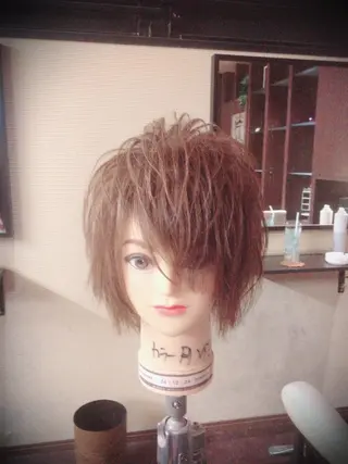 ショート メンズ セット&メイク RICK trickのヘアスタイル