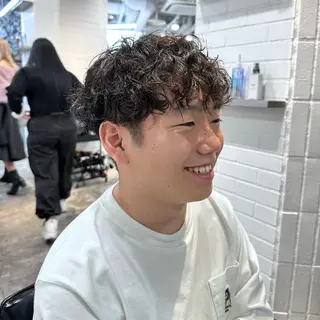 パーマ ヘアアレンジ メンズ 🎀モテ暖色× エクステ🎀あかりのヘアスタイル