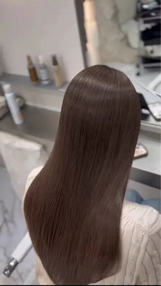 ロング 🌫️縮毛矯正/髪質 改善/ゆずる🌫️のヘアスタイル