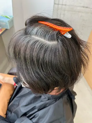 ショート 難波/白髪ぼかし/ KAORIのヘアスタイル