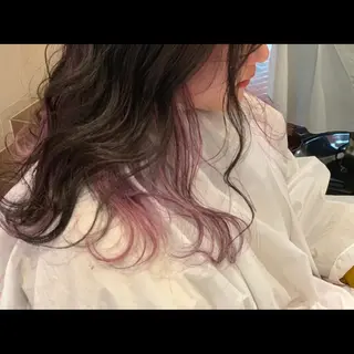 ミディアム カラー パーマ ヘアアレンジ メンズ 【mokuオーナー】 ちはるのヘアスタイル
