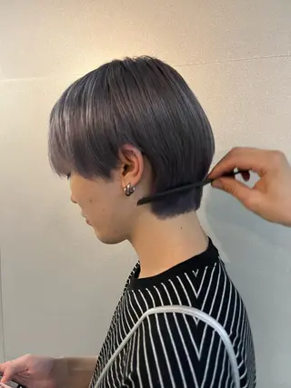 ショート メンズ 韓国ボブ/ハッシュ カットKIRAのヘアスタイル