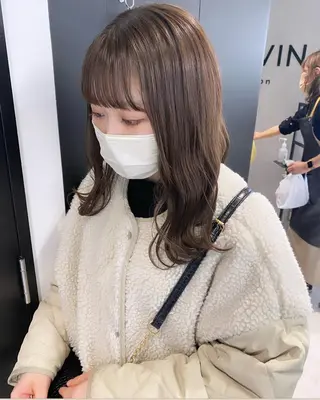 ミディアム カラー マンツーマン半個室 tamuraのヘアスタイル