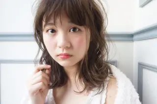 ミディアム カラー レイヤーカット✂️ 横浜No1♡下鳥翔子のヘアスタイル