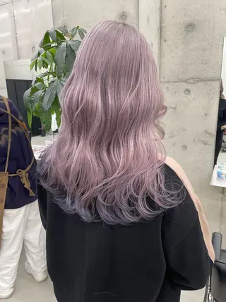 セミロング 手島 カミラのヘアスタイル