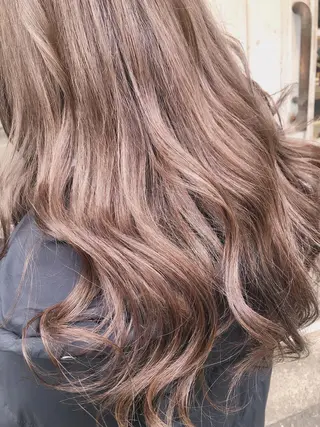ロング カラー モテ艶カラー 🎖さえきはるかのヘアスタイル
