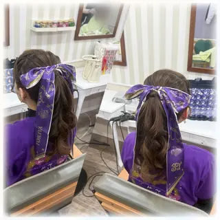 ヘアアレンジ 秋葉原コットン所属・ヘアセット 🤍AIRA🤍のヘアスタイル