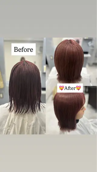 ミディアム 🤎モデル募集/韓国 ヘア/MIYU🤎のヘアスタイル