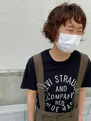 ショート さの あやねのヘアスタイル