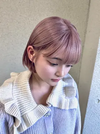 ショート カラー IPPO アカデミーのヘアスタイル