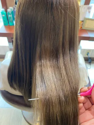 ロング カラー 🦋店長🦋 ほんさわ みずきのヘアスタイル