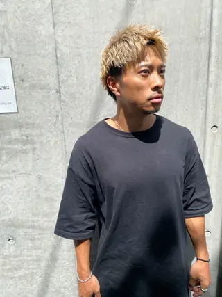 ショート パーマ メンズ 菊池大一 溝の口パーマのヘアスタイル