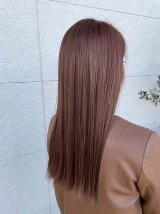 ロング カラー 鵜飼 真伍のヘアスタイル