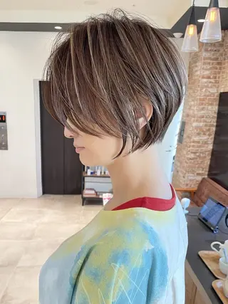 ショート BUMP所属・浅野賢哉🌟縮毛 矯正、ショート🌟のヘアスタイル