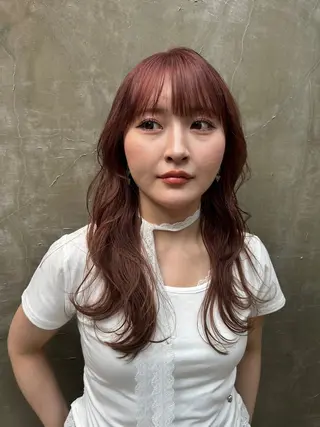 ロング カラー ブリーチ／ヘアセット 🪞🌙minamiのヘアスタイル