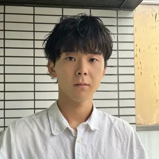 メンズ 毛流れヘア×眉 ワックス/RIKUのヘアスタイル