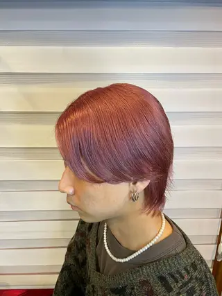 ショート カラー メンズ デザインカラー🏝️ 須賀汐音のヘアスタイル