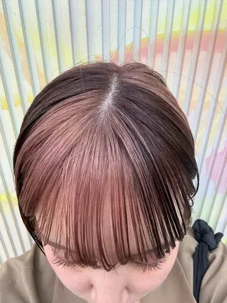カラー ブリーチなしカラー/ パーマ/おとは🦖♡のヘアスタイル