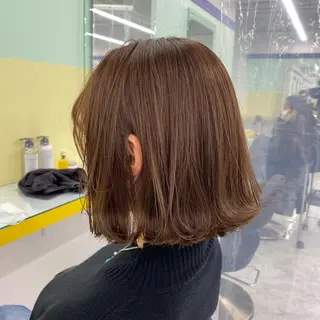 ミディアム カラー ヘアアレンジ mai🍑暖色カラー /レイヤー💖のヘアスタイル