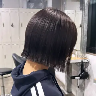 ショート 横浜美容室/透明感 カラー/レイヤーのヘアスタイル