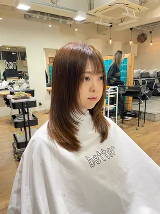 ロング YUKI 新宿カット パーマ/カラーのヘアスタイル