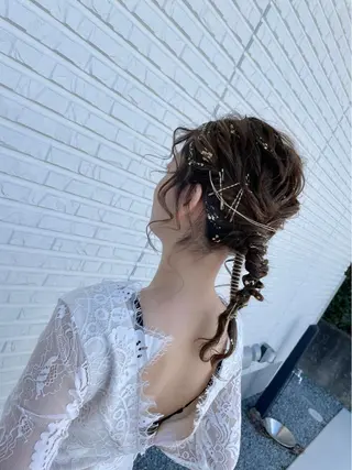 ヘアアレンジ オノ アカネのヘアスタイル