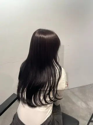 ロング mion🦋韓国ヘア 透明感カラー🫧のヘアスタイル