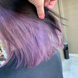 セミロング カラー 山本 貴弘のヘアスタイル