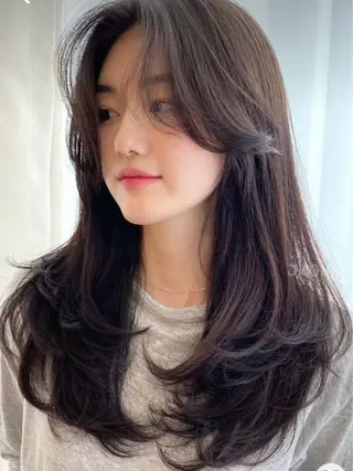 ロング 開發 智也のヘアスタイル