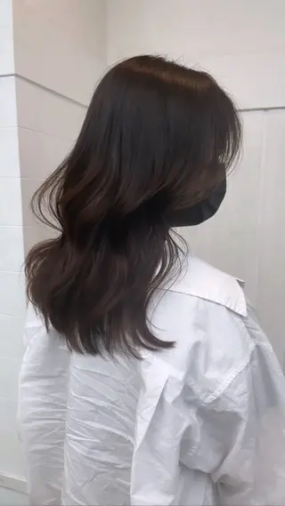 セミロング カラー HIKARU副店長/ ✨️髪質改善のヘアスタイル